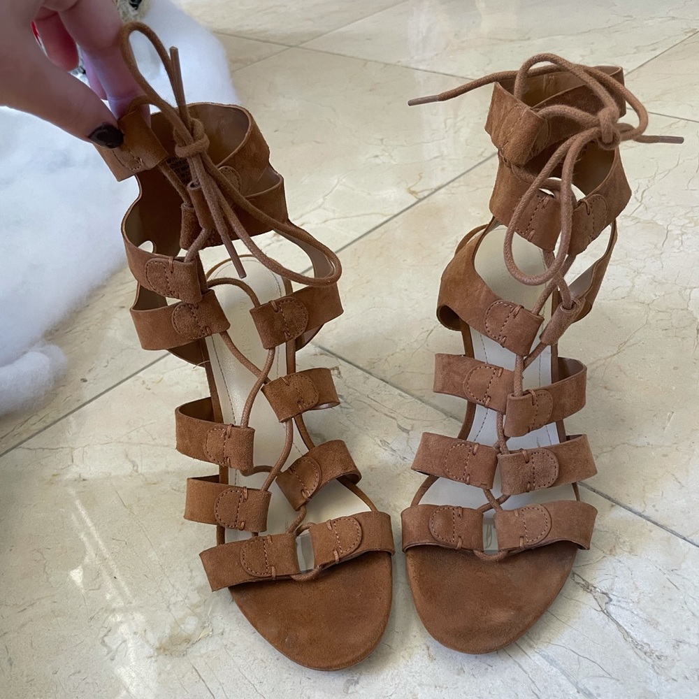 Marc Fisher Womens Paradox Lace Up Sandal Shoes